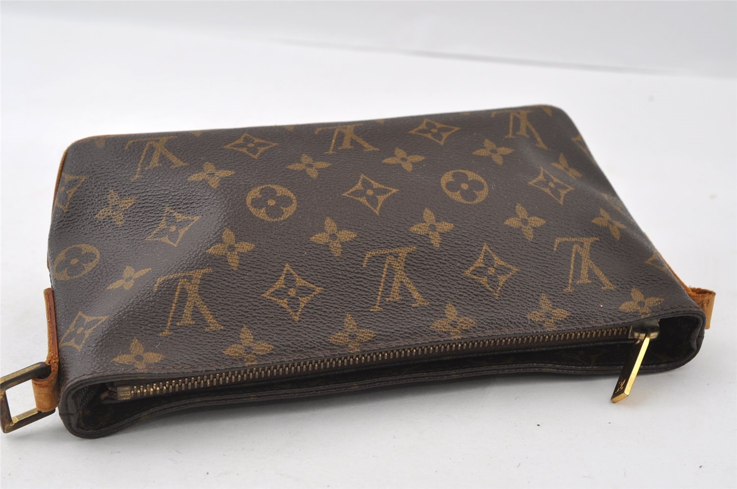 Authentic Louis Vuitton Monogram Trotteur Shoulder Cross Bag M51240 Junk 5882I