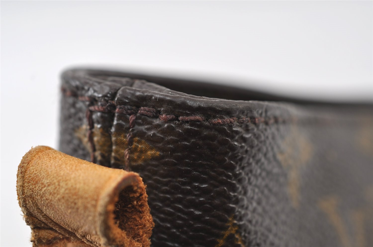 Authentic Louis Vuitton Monogram Trotteur Shoulder Cross Bag M51240 Junk 5882I