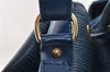Authentic Louis Vuitton Epi Petit Noe Shoulder Drawstring Bag M44105 Blue 5883I