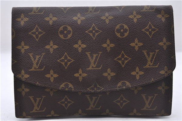 Authentic Louis Vuitton Monogram Pochette Rabat Clutch Bag Old Model LV 5884E