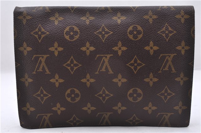 Authentic Louis Vuitton Monogram Pochette Rabat Clutch Bag Old Model LV 5884E