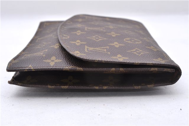 Authentic Louis Vuitton Monogram Pochette Rabat Clutch Bag Old Model LV 5884E