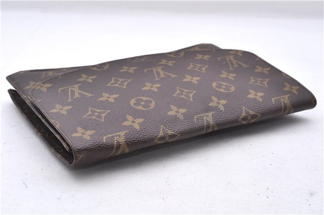 Authentic Louis Vuitton Monogram Pochette Rabat Clutch Bag Old Model LV 5884E