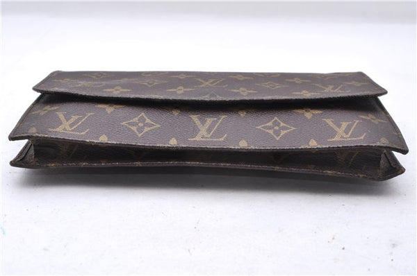 Authentic Louis Vuitton Monogram Pochette Rabat Clutch Bag Old Model LV 5884E