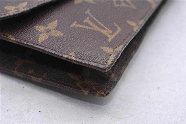Authentic Louis Vuitton Monogram Pochette Rabat Clutch Bag Old Model LV 5884E