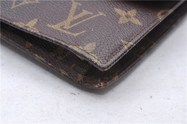 Authentic Louis Vuitton Monogram Pochette Rabat Clutch Bag Old Model LV 5884E