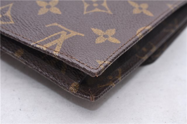 Authentic Louis Vuitton Monogram Pochette Rabat Clutch Bag Old Model LV 5884E