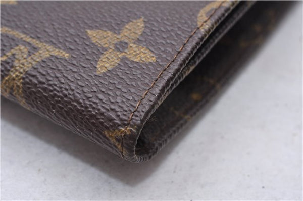 Authentic Louis Vuitton Monogram Pochette Rabat Clutch Bag Old Model LV 5884E