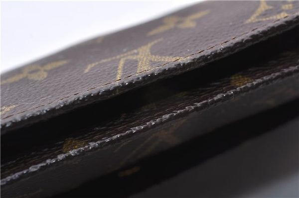 Authentic Louis Vuitton Monogram Pochette Rabat Clutch Bag Old Model LV 5884E