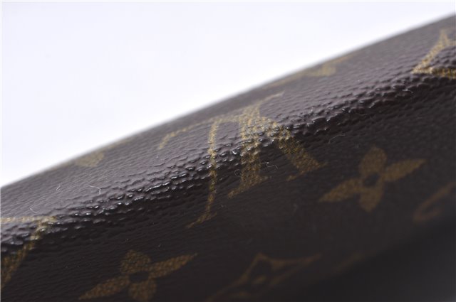 Authentic Louis Vuitton Monogram Pochette Rabat Clutch Bag Old Model LV 5884E