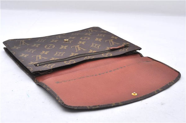 Authentic Louis Vuitton Monogram Pochette Rabat Clutch Bag Old Model LV 5884E