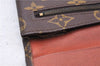 Authentic Louis Vuitton Monogram Pochette Rabat Clutch Bag Old Model LV 5884E