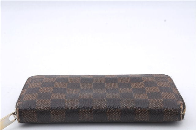 Authentic Louis Vuitton Damier Zippy Wallet Long Purse N60015 LV 5885D