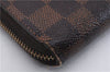 Authentic Louis Vuitton Damier Zippy Wallet Long Purse N60015 LV 5885D