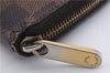 Authentic Louis Vuitton Damier Zippy Wallet Long Purse N60015 LV 5885D