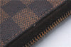 Authentic Louis Vuitton Damier Zippy Wallet Long Purse N60015 LV 5885D