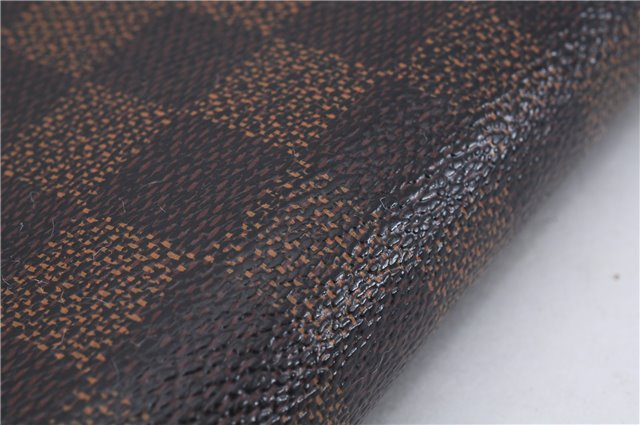 Authentic Louis Vuitton Damier Zippy Wallet Long Purse N60015 LV 5885D