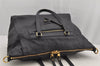 Auth Louis Vuitton Monogram Empreinte Lumineuse PM Tote Bag Navy M93410 LV 5886I