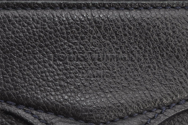 Auth Louis Vuitton Monogram Empreinte Lumineuse PM Tote Bag Navy M93410 LV 5886I