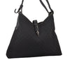 Authentic GUCCI Jackie Vintage Shoulder Bag GG Canvas Leather 109190 Black 5889I