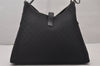 Authentic GUCCI Jackie Vintage Shoulder Bag GG Canvas Leather 109190 Black 5889I