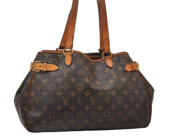 Authentic Louis Vuitton Monogram Batignolles Horizontal Tote Bag M51154 LV 5891I