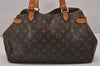 Authentic Louis Vuitton Monogram Batignolles Horizontal Tote Bag M51154 LV 5891I