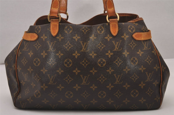 Authentic Louis Vuitton Monogram Batignolles Horizontal Tote Bag M51154 LV 5891I