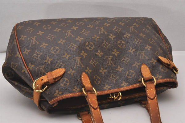 Authentic Louis Vuitton Monogram Batignolles Horizontal Tote Bag M51154 LV 5891I