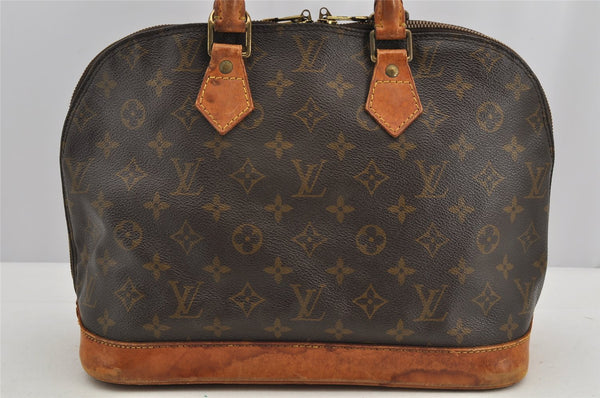Authentic Louis Vuitton Monogram Alma Hand Bag Purse M51130 LV 5892I