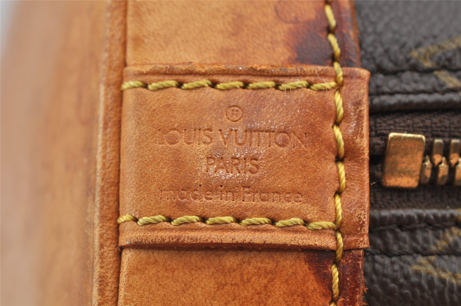 Authentic Louis Vuitton Monogram Alma Hand Bag Purse M51130 LV 5892I