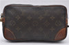 Auth LOUIS VUITTON Monogram Marly Dragonne PM Clutch Hand Bag M51827 LV 5893C