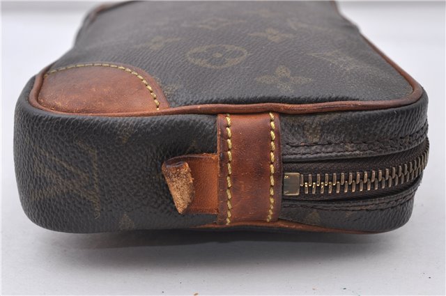 Auth LOUIS VUITTON Monogram Marly Dragonne PM Clutch Hand Bag M51827 LV 5893C