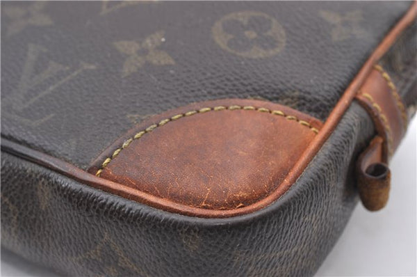 Auth LOUIS VUITTON Monogram Marly Dragonne PM Clutch Hand Bag M51827 LV 5893C