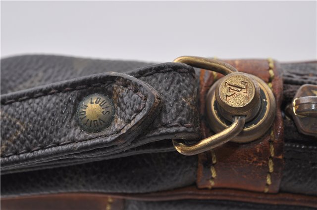 Auth LOUIS VUITTON Monogram Marly Dragonne PM Clutch Hand Bag M51827 LV 5893C