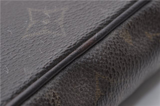 Auth LOUIS VUITTON Monogram Marly Dragonne PM Clutch Hand Bag M51827 LV 5893C