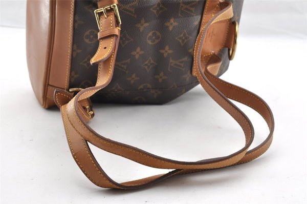 Authentic Louis Vuitton Monogram Montsouris MM Backpack M51136 LV 5893I