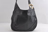 Authentic GUCCI Guccissima Charlotte Shoulder Bag GG Leather 203503 Black 5894I