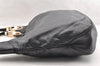 Authentic GUCCI Guccissima Charlotte Shoulder Bag GG Leather 203503 Black 5894I