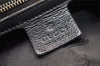 Authentic GUCCI Guccissima Charlotte Shoulder Bag GG Leather 203503 Black 5894I
