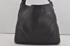 Authentic GUCCI Guccissima GG Leather Shoulder Hand Bag 181514 Black 5896I