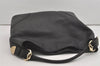Authentic GUCCI Guccissima GG Leather Shoulder Hand Bag 181514 Black 5896I