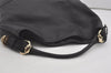 Authentic GUCCI Guccissima GG Leather Shoulder Hand Bag 181514 Black 5896I