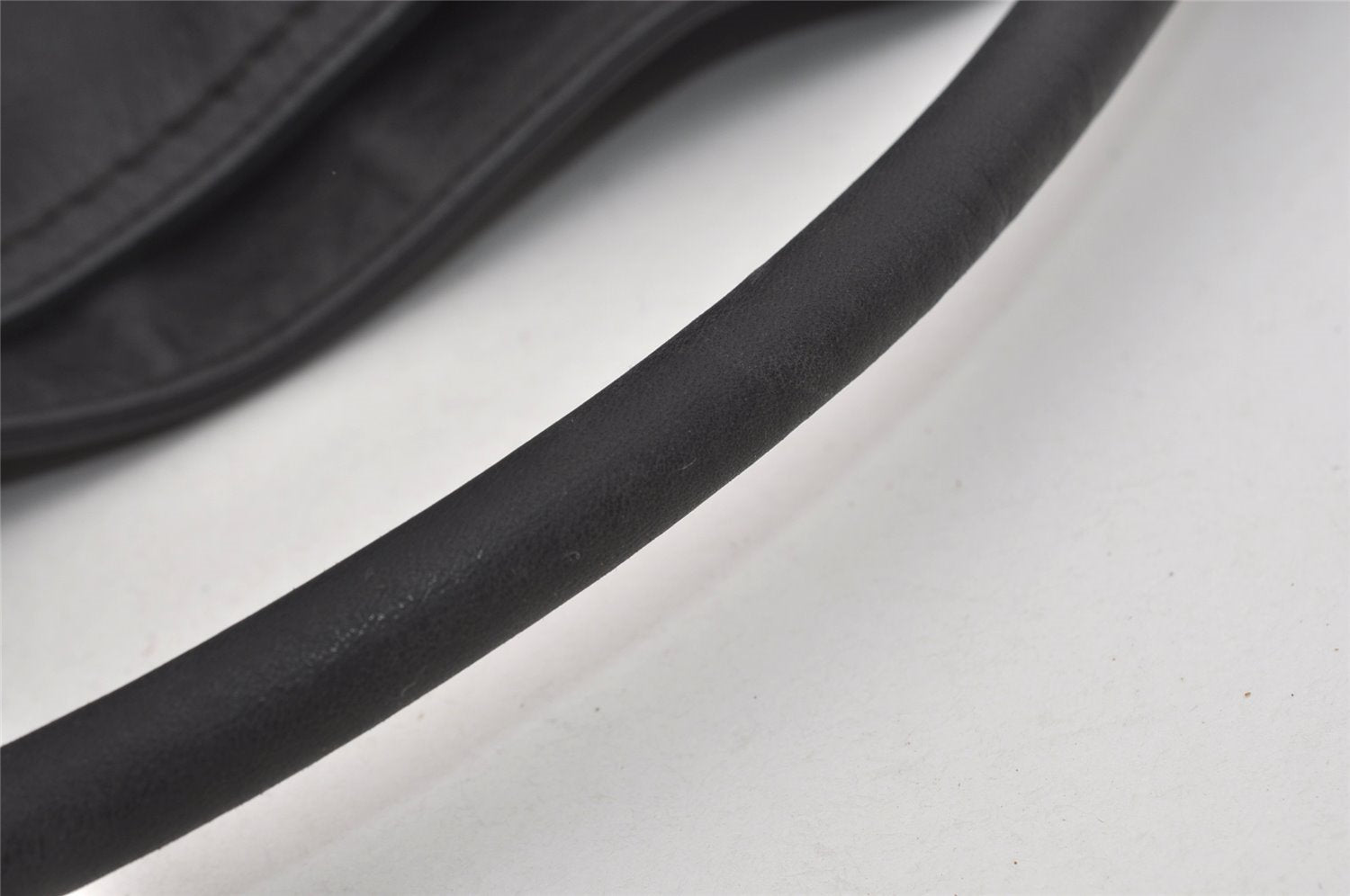 Authentic GUCCI Guccissima GG Leather Shoulder Hand Bag 181514 Black 5896I