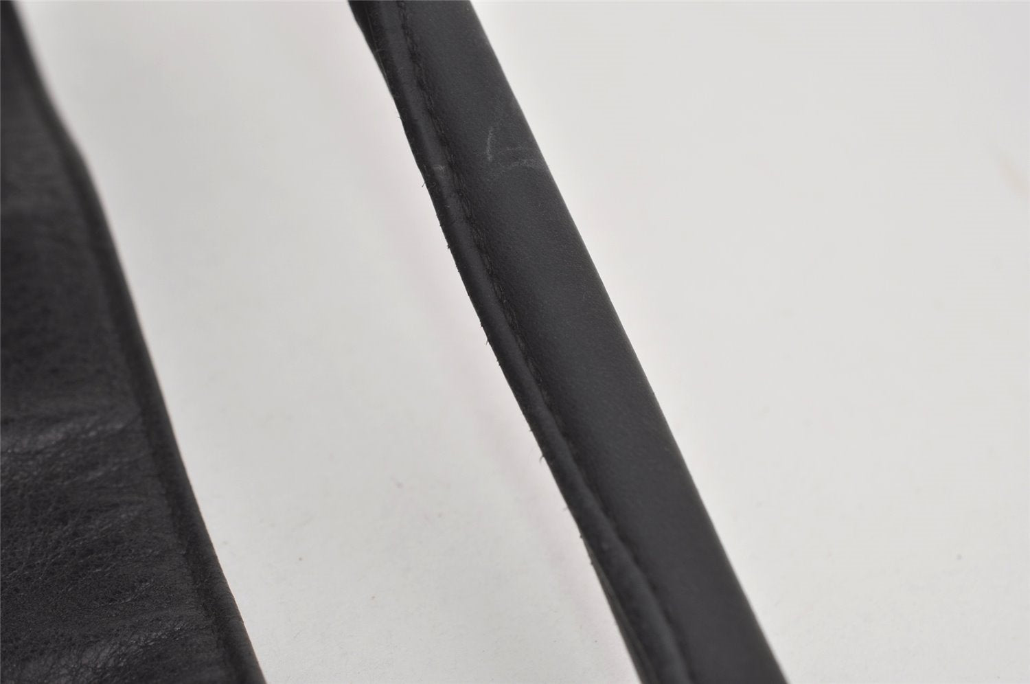 Authentic GUCCI Guccissima GG Leather Shoulder Hand Bag 181514 Black 5896I