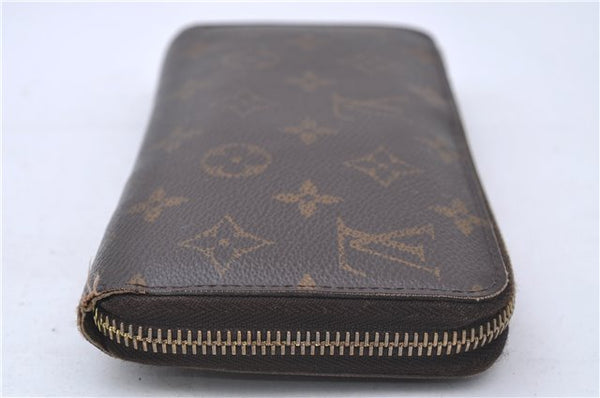 Authentic Louis Vuitton Monogram Zippy Wallet Long Purse M60017 LV 5897D