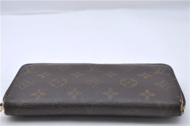 Authentic Louis Vuitton Monogram Zippy Wallet Long Purse M60017 LV 5897D