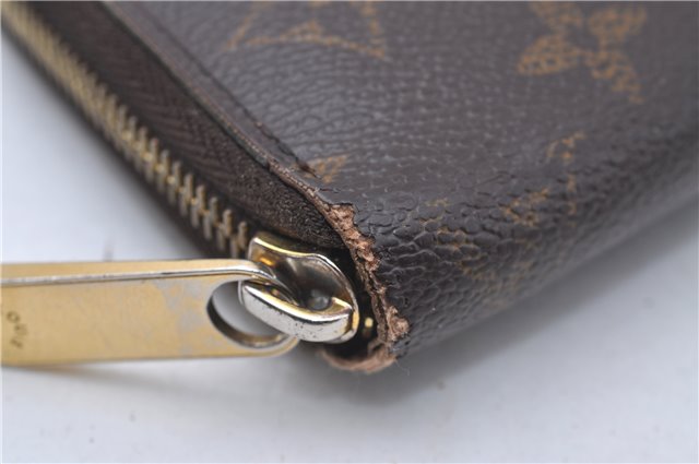 Authentic Louis Vuitton Monogram Zippy Wallet Long Purse M60017 LV 5897D