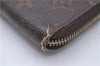 Authentic Louis Vuitton Monogram Zippy Wallet Long Purse M60017 LV 5897D