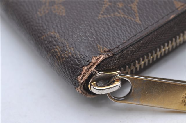 Authentic Louis Vuitton Monogram Zippy Wallet Long Purse M60017 LV 5897D